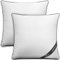 Utopia Bedding 2er Set Kissen 50x50 cm, Kissenfüllung für Bett und als Dekokissen, Sofakissen, Zierkissen für Couch (Weiß)