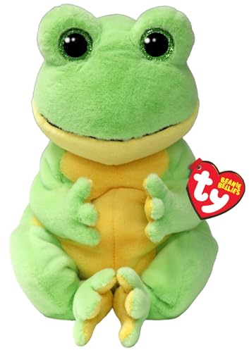 TY Snapper Frosch Beanie Bellies Medium 24cm - Quetschbare Beanie Baby Weiche Pluschtiere - Sammelbares Kuscheliges Stofftier