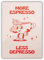 Exaricucer Retro Coffee Cup Poster Cartoon Kaffeetasse Wandkunst Lustig Trendy Ästhetik Dekor Zuhause Wohnzimmer Restaurant Café Wanddruck Leinwand 30,5 x 40,6 cm ungerahmt