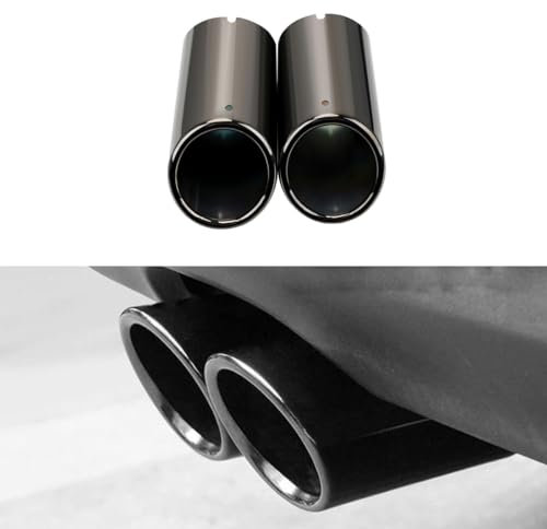 OSTREY Auto-Frontgrill für Audi A1 A2 A3/A4 B8 2009-2016(Inlet Diameter: 7.6CM/2.99IN), Stoßstangengrill-Ersatz, modifiziertes Body-Kit-Zubehör,B Black