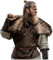 keland Herren Wikinger Schulterfell Mittelalter Fur Collar Fellkragen Kunstfell Kragen Umhang Schal Capelet mit Gürtel (Z-Braun)