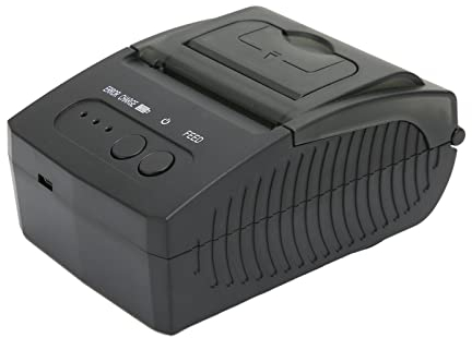 Tbest Thermodrucker ABS-Material USB DC 5 V 1 A Laden Drahtlose Verbindungen 48 Mm/s Hotline-Drucktool 100-240-V-Scanner und Zubehör (EU-Stecker)