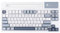 EPOMAKER DynaTab75 Mechanische Tastatur mit Steckplatz für Tablet/iOS/Android. Bluetooth/2,4 GHz/USB-C in Gasket, mit Hot-Swap, RGB-Licht, 5000 mAh Schnellladung (Blue, Wisteria Tactile)