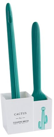 GRIRIW Bathroom Accessories 1 Jeu Brosse de Toilette Cactus Brosse pour Cuvette des Toilettes Brosse WC Salle de Bain intégré Support