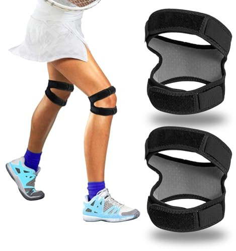 DERJDISF Rodilleras– Rodilleras Menisco y Ligamento, Rodillera Ajustable Ideal para Correr, Artritis, Saltar, Rodilleras Deportivas para Hombres y Mujeres (Paquete Individual)