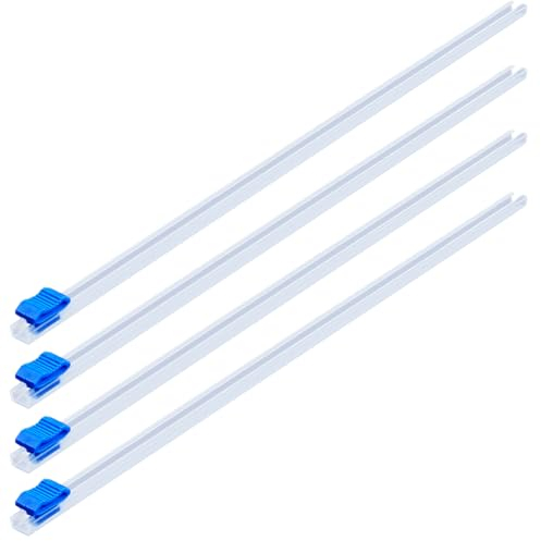 craspire 12 Pouce Coupe-Pellicule Plastique Auto-Adhésif Réutilisable Distributeur de Film Alimentaire Coupe Coulissante Remplacement Bidirectionnel Coulissant pour la Cuisine à Domicile Emballages