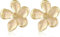 JIOLINK Blumen Ohrstecker, 1 Paar goldene Blumenohrringe, Modeschmuck für Damen und Mädchen, Geschenk für Muttertag, Valentinstag, Geburtstag (B)