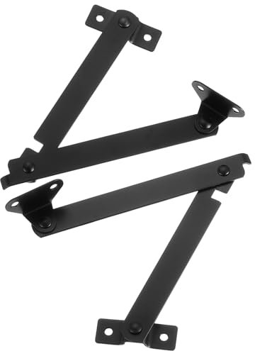 sourcing map 2 Pcs Lid Support Hinge, Rotatable Folding Lift Up Hinge for Furniture Wooden Boxes Jewelry Case Chest Cabinet Cupboard, 7.4x0.51