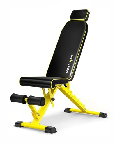 Verstellbare Hantelbank, 453,6 kg, schnell zusammenklappbar, Trainingsbank für Zuhause, Fitnessstudio, Krafttraining, Neigungsneigung, flaches Bankdrücken für Ganzkörpertraining, aufrechte