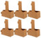 Anneome Lot De 10 Porte-gobelets À Emporter Avec Poignée Porte-gobelets En Papier Robuste Porte-bouteilles En Carton Pour Bière Et Café