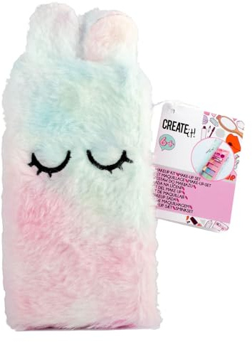 Create It! Fluffy Make-up-Set für Kinder, weiche Palette – Rouge, Lidschatten und Pinsel