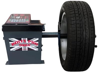dirty pro tools WHEEL BALANCER TYRE MACHINE HAND SPIN BENCH MOUNTED 12v DC
