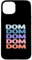 Hülle für iPhone 15 Plus Funny Modern Repeated Text Design Dom