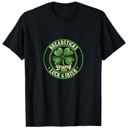 Baguettes à pain portant la chance de la Saint-Patrick irlandais T-Shirt