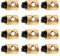 JEYORZY 10 PCS Cavi Acceleratore per Moto, Serrafilo Serracavo Universale Cavo Acceleratore Carburatore, Fascetta per Filo Moto, 5x6 mm, Morsetti Pratico