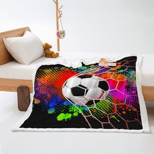 Plaid Vert Rose Orange Jeté de Canapé Flanelle et Laine Agneau Jete de Canape Conception Recto Verso Plaid Mou Couverture Polaire Soins Faciles Couvre Canape Lavable Plaide Blanket 80x150cm