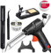 Saldatore Laser Industriale Con Riscaldamento Interno | Kit Di Pistola In Ferro Di Saldatura Multifunzione 6 In 1-strumento Di Saldatura Portatile Per La Lavorazione Dei Metalli Di Precis(Color:black)