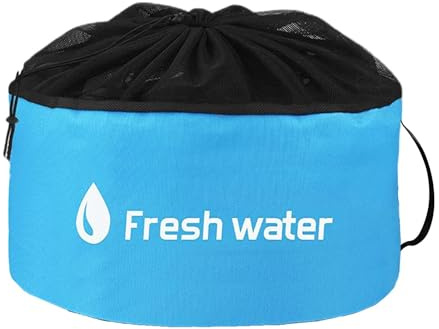 Storage Bag for Motorhome Hose, Waterproof, Motorhome Accessories, Storage Bag, Organiser for Sewage Hoses, Fresh/Black Water Hoses, Electric Cables, 46 x 25 cm