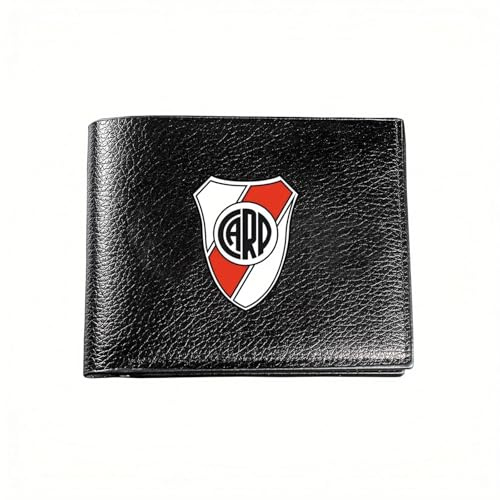 QIOEURYU Herren-Portemonnaie River Plate Football Club Grafik Stilvoller Druck Geschäfts-Herren Elegant Einfach Praktisch Premiu