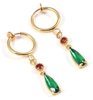 DZBERH Wizard Howl – Halskette + Ohrring-Set, Mobile Castle Anime Ohrringe Halskette Ring, Kupfer 18 Karat vergoldet Howl – Halskette Schmuck Geschenke für Cosplay Frauen Männer und Anime-Liebhaber