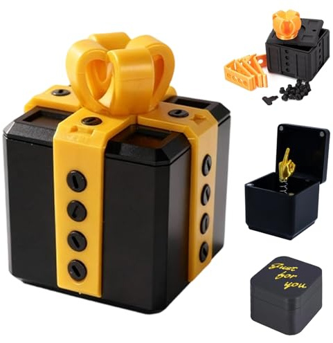 HTTDSLF Nervige Geschenkbox mit Schrauben, Prank Box für Nervige 3D-gedruckte Geschenkbox das Nervige Geschenk Box, Schraubenspielzeug Zu Weihnachten, Kreative Rätsel Geschenke, Büroschreibtisch-Deko