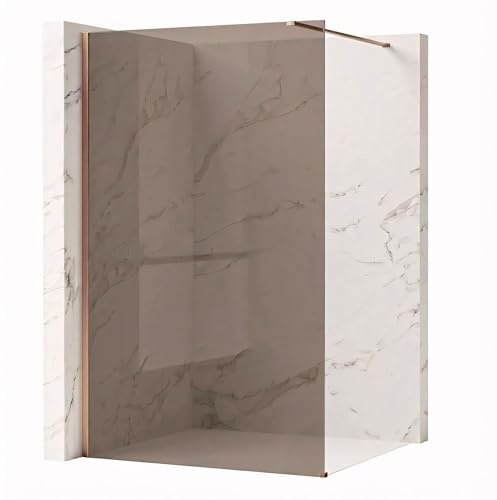Rea paroi de douche, Flexi Brown 100, Cuivre brossé