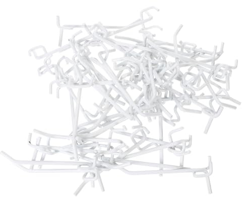 SHINEOFI Crochet pour Panneau Perforé en Fer, Lot de 50, 2, 5cm