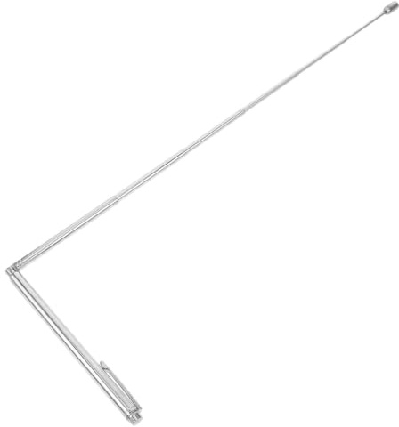 Baguette de Sourcier en Laiton Argenté Mesure Précise Télescopique | Conception D’antenne Repliable, Usage en Milieux Naturels et Urbains, Outil Solide pour Aventuriers et Passionnés