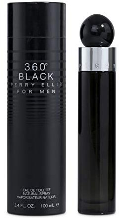 Perry Ellis 360 Black EDT Vaporisateur/Spray für Ihn 100ml