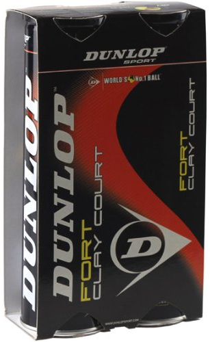 Dunlop Fort Clay Court 2x4er Pack