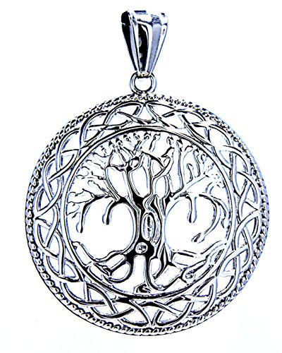 Gran mesa Árbol de la Vida colgante de acero inoxidable