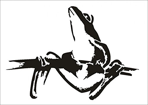 UMR-Design W-138 Frog Wand/Textilschablone Grösse A3