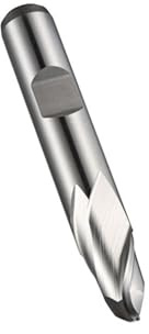 Dormer C5002.0 Shank Ball-Nosed End Mill, Bright Coating, Cobalt High Speed Steel, 2 mm Head Diameter, 4 mm Flute Length