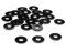 Unterlegscheiben M6 M8 Edelstahl V2A Scheibe DIN 9021 extra breit rostfrei schwarz glänzend pulverbeschichtet kratzfest, Gewinde:M6, Menge:100er Set