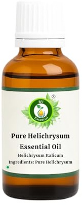 R V Essential Helichrysum Ätherisches Öl 5ml (0.169 Unzen) - 100% Rein Und Natürlich, Zertifizierte Qualität, Therapeutischer Grad, Reinheit Garantiert