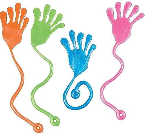 Tuko 20PCS Large Sticky Hands, Sticky Fingers,Kids' Party Favor Sets， Fun Toys, Party Favors, Wacky Fun Stretchy Sticky Hands, Party Favors, Birthday Parties, Toys for Sensory Kids