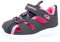 KangaROOS Ki-Rock Lite V, Sandales Mixte Enfant, Bleu Dark Navy Daisy Pink 4204, 21 EU Étroit