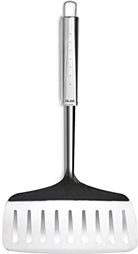 Ibili 762019 Pala para Pescado Intense, Stainless Steel, Plata, Negro, Blanco
