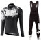 Uglyfrog Damen Fahrradbekleidung Set Lang Winter Radjacke und Fahrradhosen