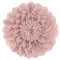 JWH 3D Flower Accent Pillow Handmade Pillow Decorative Pillow Case with Pillow Insert Cotton Pillow Case Wool Flower Home Bed Living Room Decor Girl Gift Rose Gold Pink