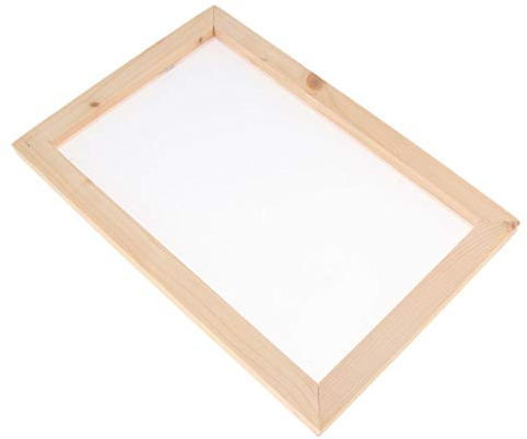 Oshhni Setaccio in Legno per Cornici in Carta Fai, 20x30cm