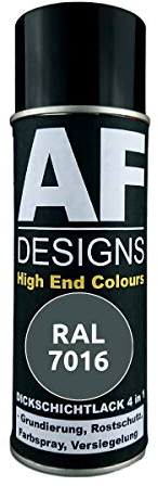 4 in 1 RAL 7016 Anthracite Grey Thick Layer Paint Spray Can
