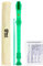 Mad About REC03 Flûte à bec, flûte à bec scolaire soprano avec sac, tige de nettoyage et tableau des doigtés - Vert