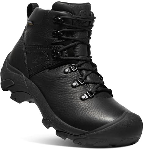 KEEN Herren Pyrenees Wanderstiefel, Black/Legion Blue, 46 EU