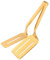 Buyer Star Pince de cuisine en acier inoxydable, 25,5 cm, spatules de poisson pour la cuisine, la friture et le grill, pince de service de steak, facile à nettoyer – Doré