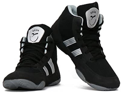 Quive Ring Wresting Shoes (Black, UK_Footwear_Size_System, Adult, Men, Numeric, Medium, Numeric_11)