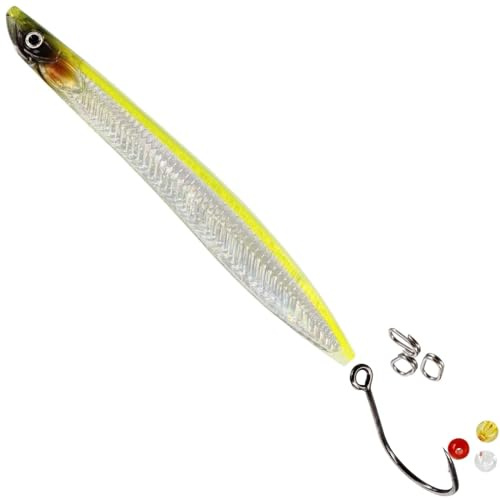 Westin Sandy Inline 12cm 24g - Meerforellenblinker, Farbe:3D Yellow Ayu