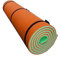 EHJRE Tapis Flottant à Eau Chaise Longue Piscine Radeau Flottant Portable Confortable Eau Jouer Piscine Radeau de Bain Adulte Salon, Orange Vert
