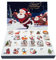 Qianderer Adventskalender 2023, Cartoon Miniatur Figur Blind Box 24 Tage Countdown bis Weihnachten Adventskalender Party Geschenk (Rot, S)