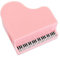 Sacapuntas Klavier-Bleistiftspitzer, manuelles kreatives Musik-Briefpapier, Flügel-Bleistiftspitzer für Schule, Studenten, Geschenk, farbige Make-up-Stifte, Klassenzimmer-Stifte (Farbe: Rosa, Größe: